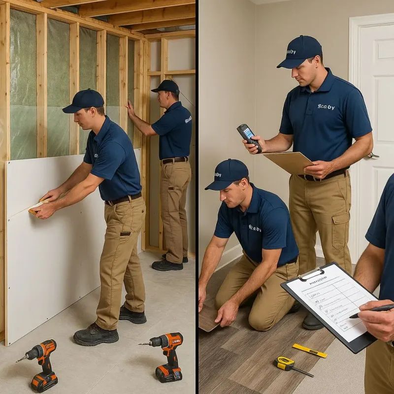 Repairs and Reconstruction process in Campti, LA